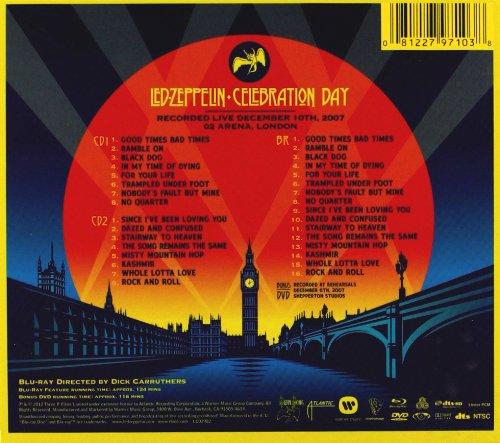 Led Zeppelin / Celebration Day (Live Rehearsal at Shepperton Studios) - CD/Blu-Ray (Used)