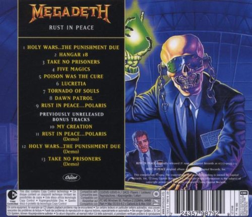 Megadeth / Rust In Peace (Remixed) - CD
