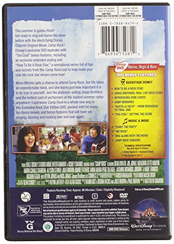 Camp Rock (Extended Rock Star Edition) - DVD (Used)