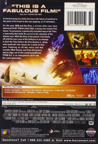 Titan AE - DVD (Used)