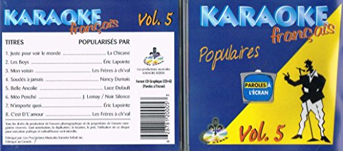 French Karaoke Vol. 5