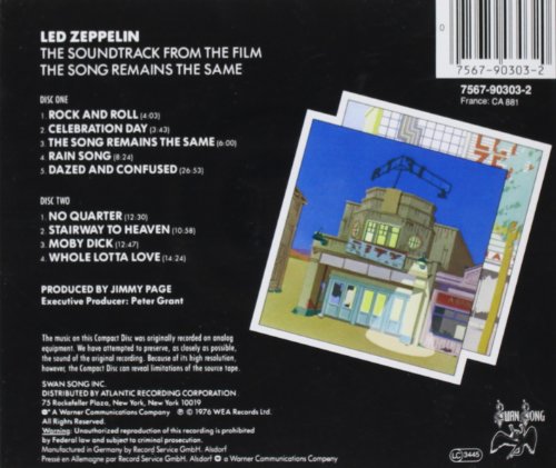 Led Zeppelin / The Song Remains The Same - CD (Used)