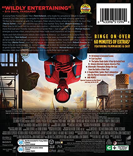 Spider-Man: Homecoming - Blu-Ray/DVD (Used)