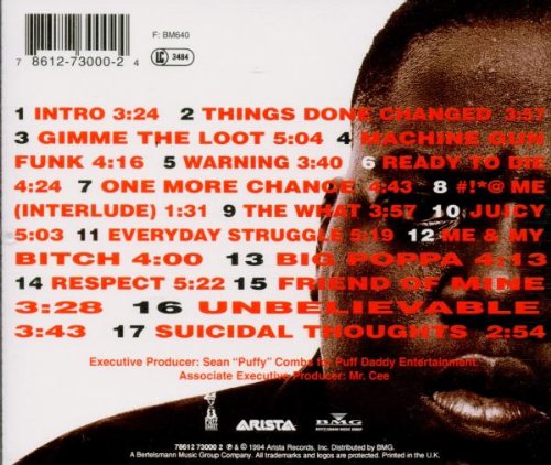 Notorious B.I.G. / Ready to Die - CD (Used)