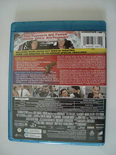 THE OTHER GUYS, The Unrated Other Edition Blu-ray Disc, Bilingual