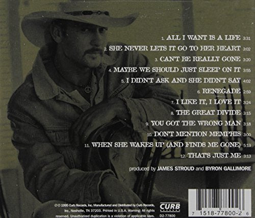 Tim McGraw / All I Want - CD (Used)