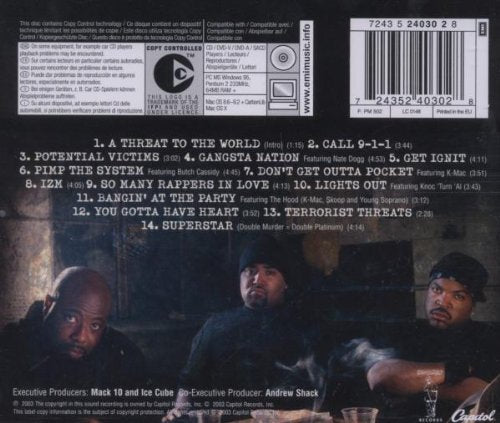 Westside Connection / Terrorist Threats - CD (Used)