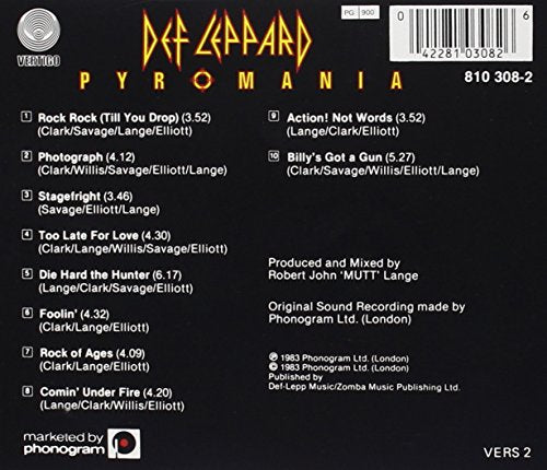 Def Leppard / Pyromania - CD (Used)