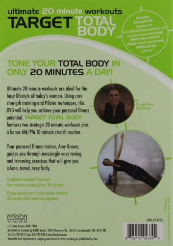 Ultimate 20 Minute Workouts: Target Total Body - DVD