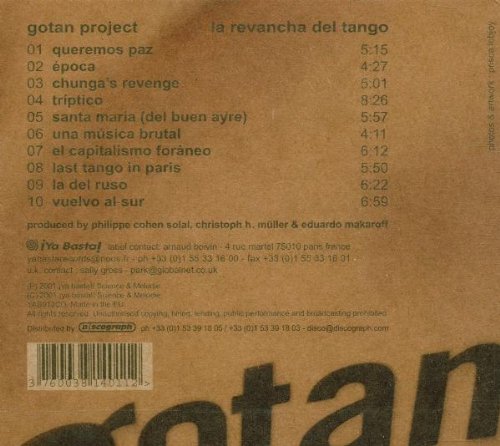 Gotan Project / La Revancha Del Tango - CD (Used)