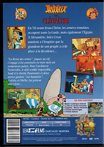 Asterix and Cleopatra (Original French ONLY Version - No English Options) 1968 (Full Screen) Master Digital Restored