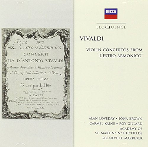 Vivaldi: Violin Concertos From L&