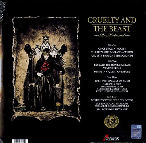 Cradle Of Filth / Cruelty And The Beast : Re-Mistressed - 2LP RED