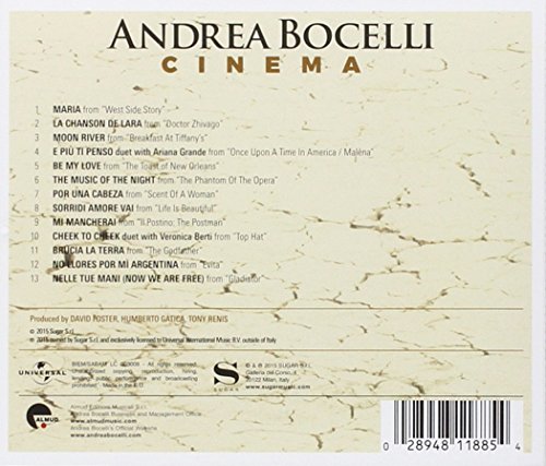 Andrea Bocelli / Cinema - CD