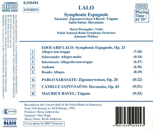 Lalo / Spanish Symphony - CD (Used)