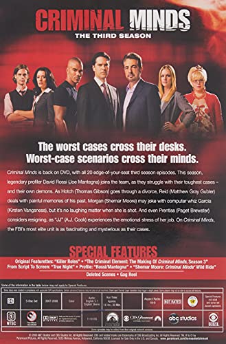 Criminal Minds: Season 3 - DVD (Used)