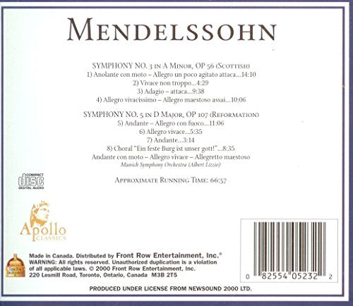 Mendelssohn [Audio CD] [Audio CD]