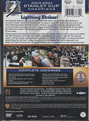 NHL Stanley Cup Champions 2003-2004: Tampa Bay Lighting (2004) - DVD