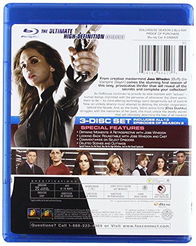 Dollhouse: Season 2 [Blu-ray]