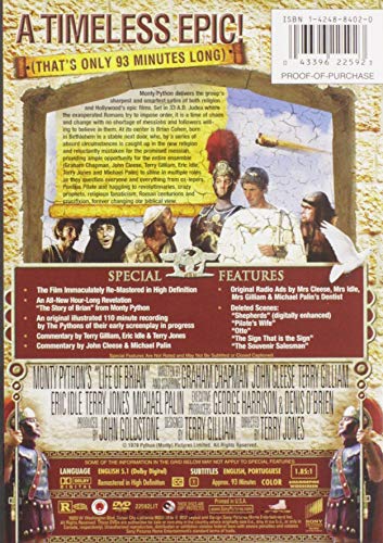 Monty Python's Life of Brian DVD (Used) – ID