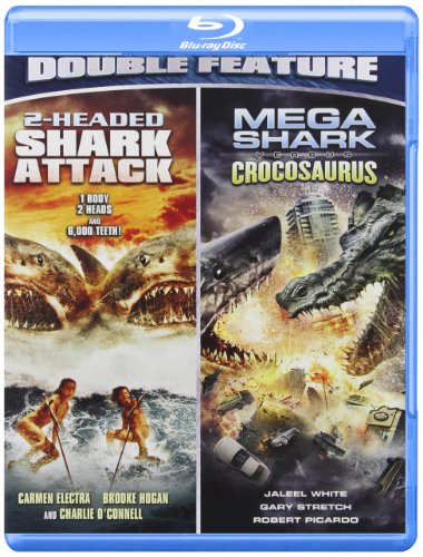 2-Headed Shark Attack / Mega Shark Versus Crocosaurus - Blu-Ray