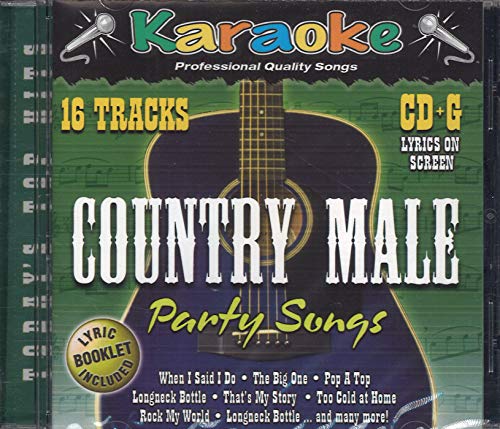 Country Male Party Songs CD+G