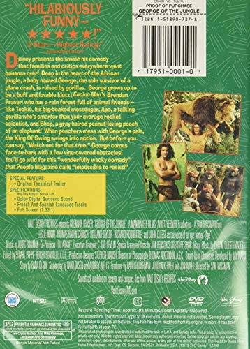 George of The Jungle - DVD (Used)