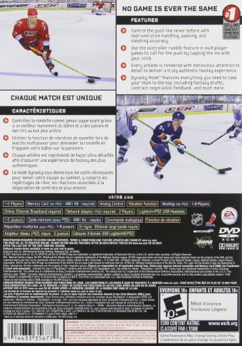 NHL 08 Playstation 2 Electronic Arts