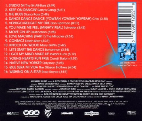 Soundtrack / 54: Volume 1 - CD (Used)