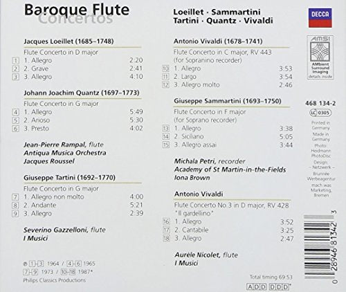 Baroque Flute Concertos