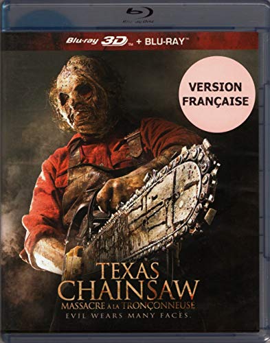 Texas Chainsaw Massacre (English/French) 2013 (Widescreen) Dubbed in Quebec [Blu-ray 3D + Blu-ray] Bilingual Cover