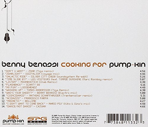 Benny Benassi / Cookin For PumpKin - CD