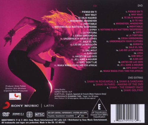 Shakira / Live From Paris - CD/DVD (Used)