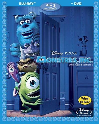 Monsters Inc. (French Version) (Includes DVD) [Blu-ray]