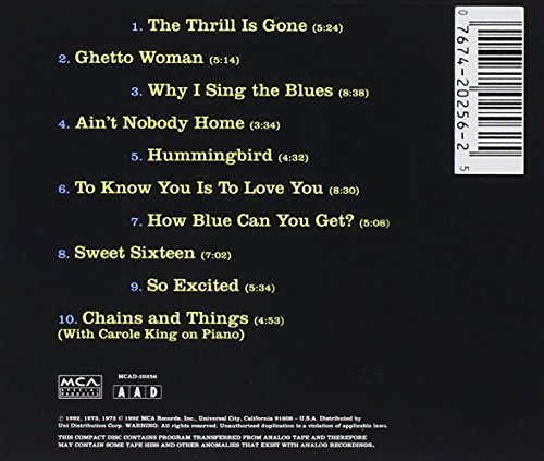 BB King / Why I Sing the Blues - CD (Used)