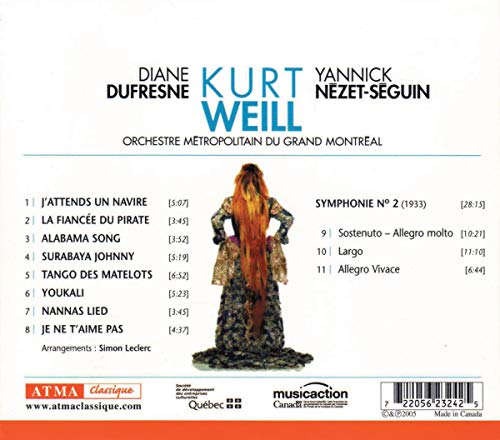 Diane Dufresne / Kurt Weill - CD (Used)