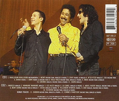 Taha, Khaled & Faudel / 1,2,3 Soleils - CD
