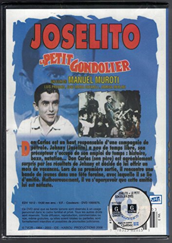 Joselito: The Little Gondolier (French ONLY Version - NO English Options) 1965