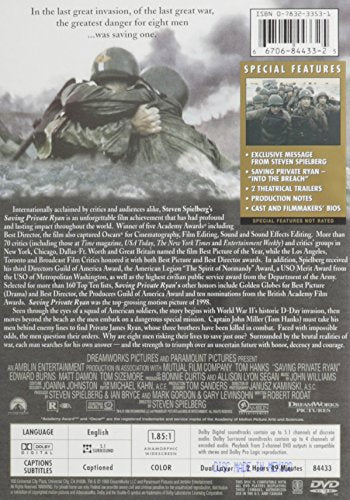 Saving Private Ryan (Single-Disc Special Limited Edition) - DVD (Used)