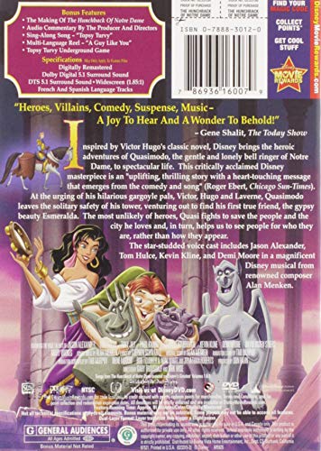 The Hunchback of Notre Dame - DVD (Used)