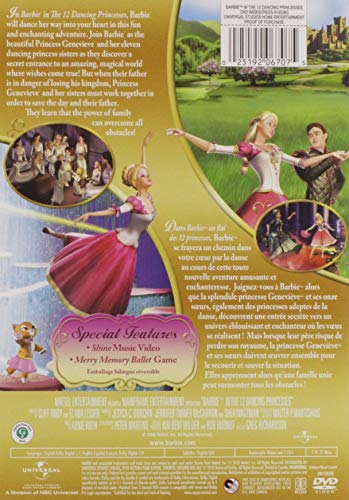 Barbie in the 12 Dancing Princesses - DVD (Used)