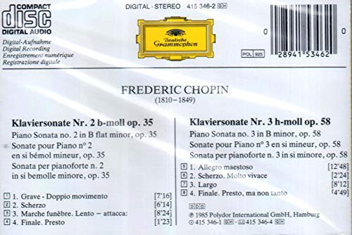 Chopin & Pollini / Klaviersonaten = Piano Sonatas = Sonates Pour Piano Nos. 2 & 3 - CD (Used)