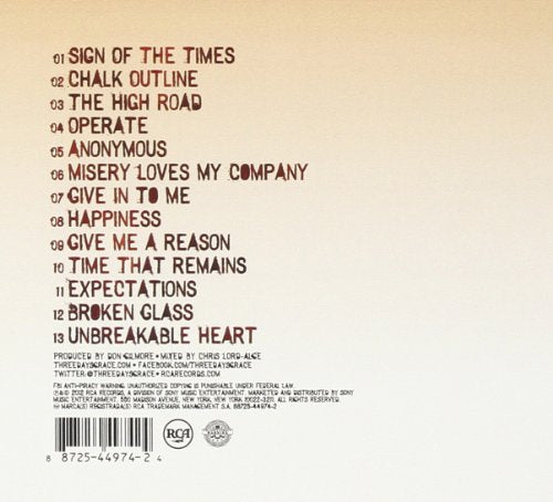 Three Days Grace / Transit Of Venus - CD (Used)