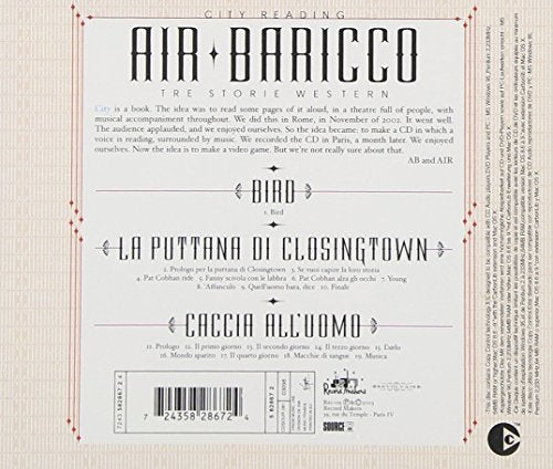 Air &amp; Baricco / City Reading - CD (Used)