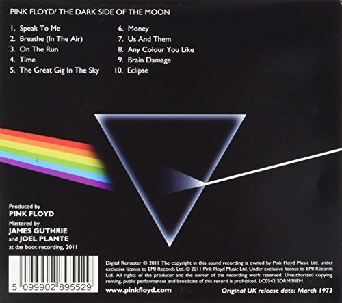 Pink Floyd / The Dark Side of the Moon - CD (Used)