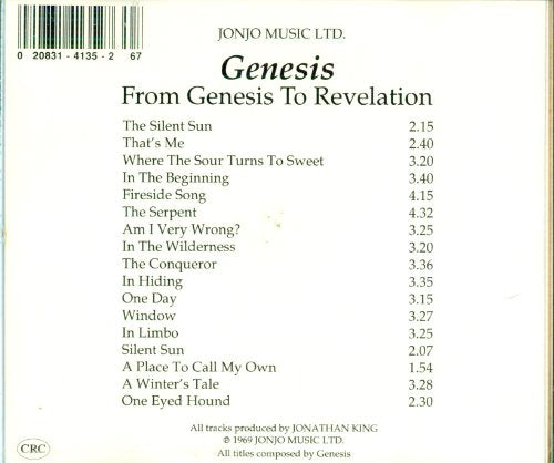 Genesis / From Genesis To Revelation (JAPAN) - CD (Used)