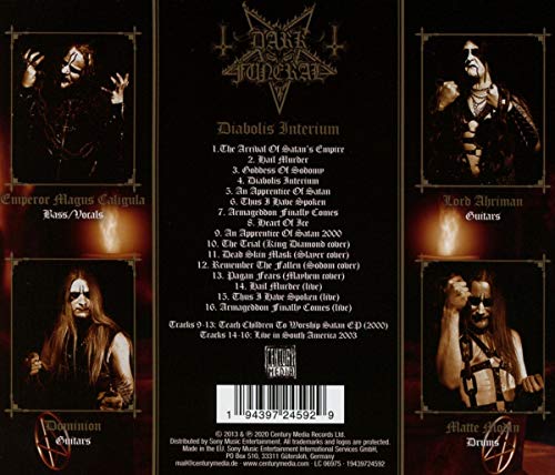 Dark Funeral / Diabolis Interium (Re-Issue + Bonus) - CD