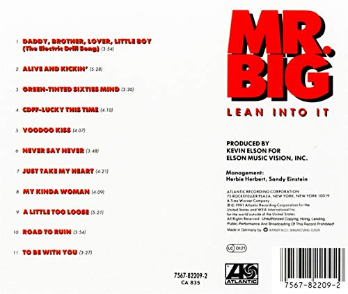 Mr. Big / Lean Into It - CD (Used)