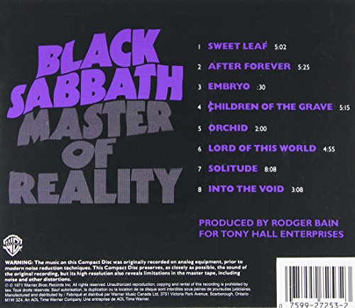 Black Sabbath / Master of Reality - CD (Used)