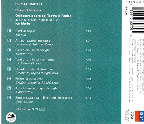 Cecilia Bartoli, Rossini / Heroines - CD (Used)